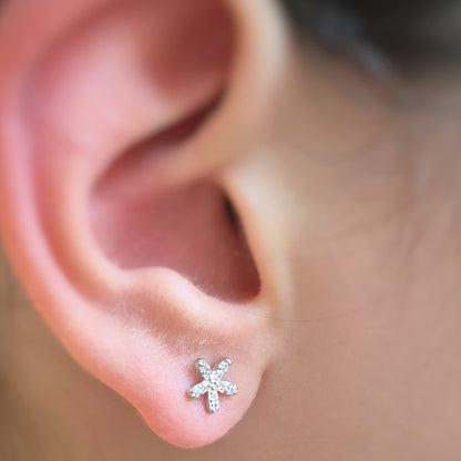 Classic Flower Set - 925 Sterling Silver