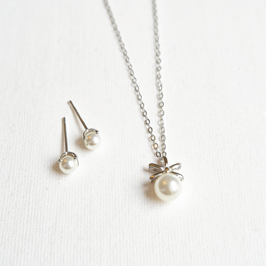 Pearl Set - 925 Sterling Silver