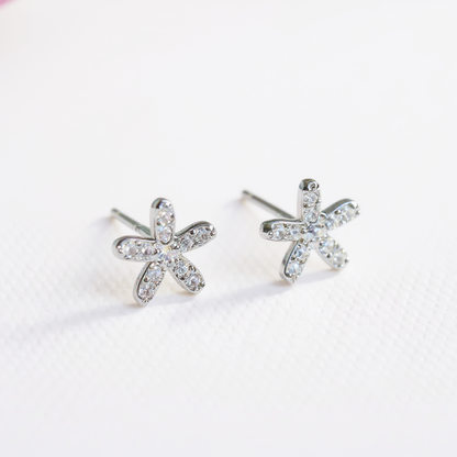 Classic Flower Set - 925 Sterling Silver