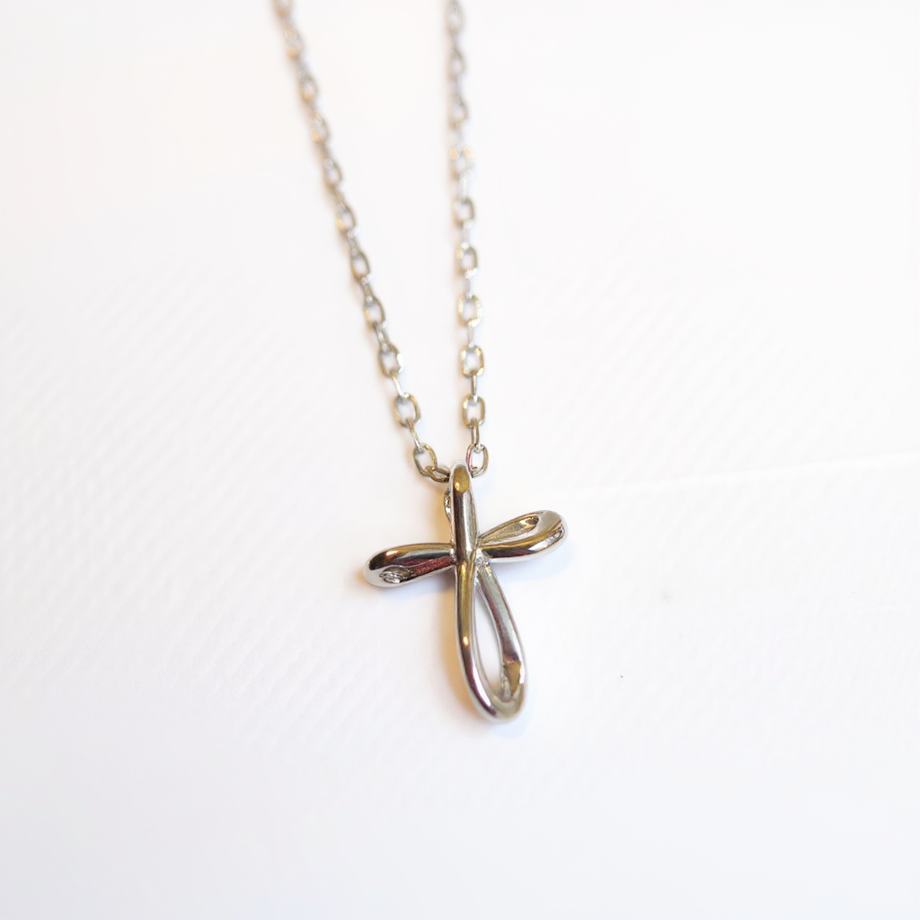 Purity Cross Necklace - 925 Sterling Silver
