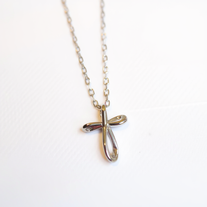 Purity Cross Necklace - 925 Sterling Silver