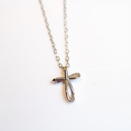Purity Cross Necklace - 925 Sterling Silver